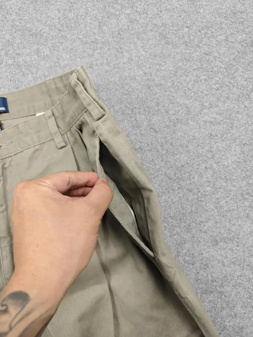 Polo Ralph Lauren Pants Mens 34x34 Beige The Hammond Pant Pleated Classic Fit
